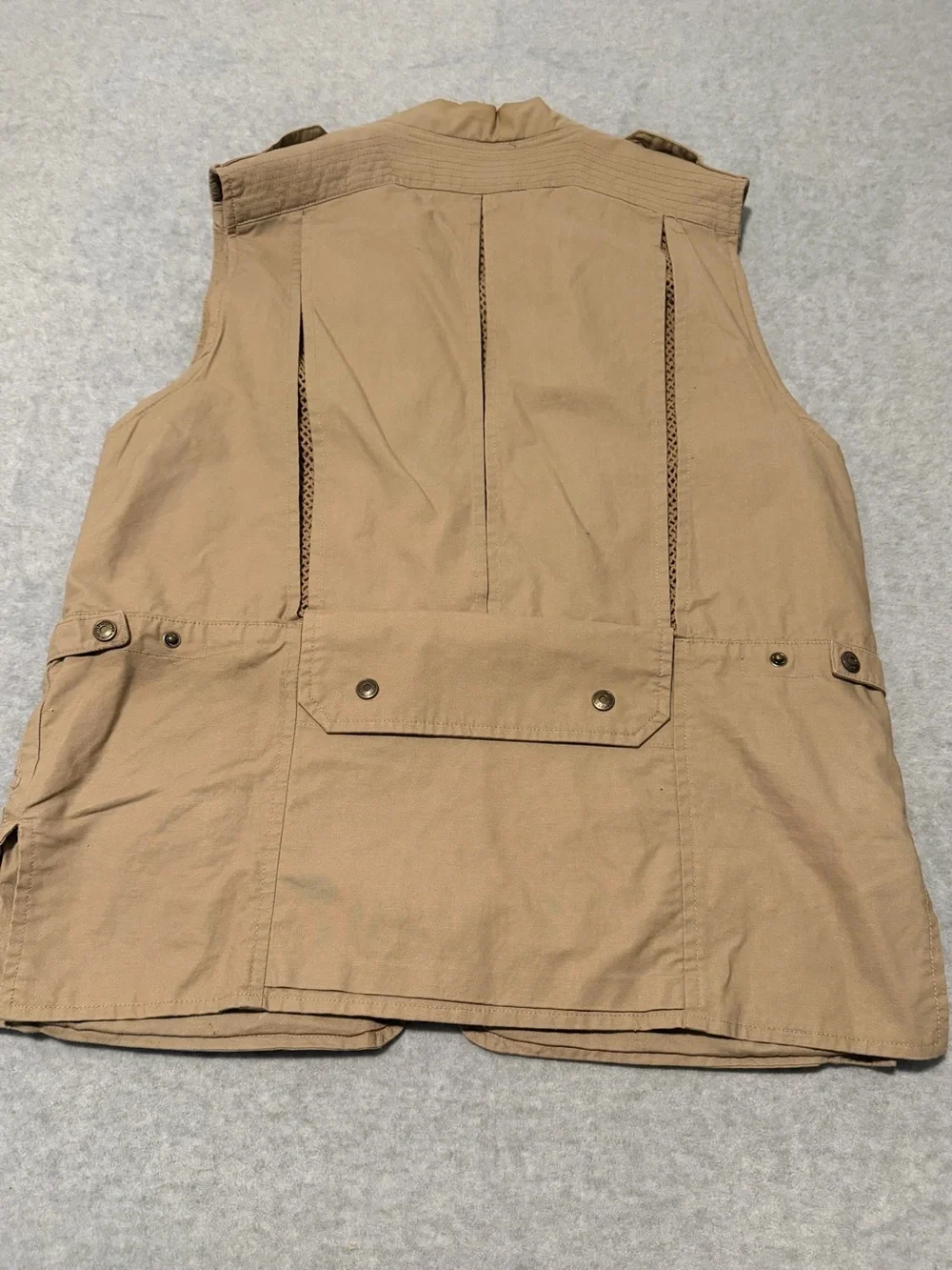 Banana Republic Safari Photographer Hiking Hunting Camping Fishing Khaki Vest M